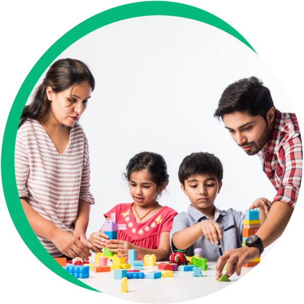 Family spending time together